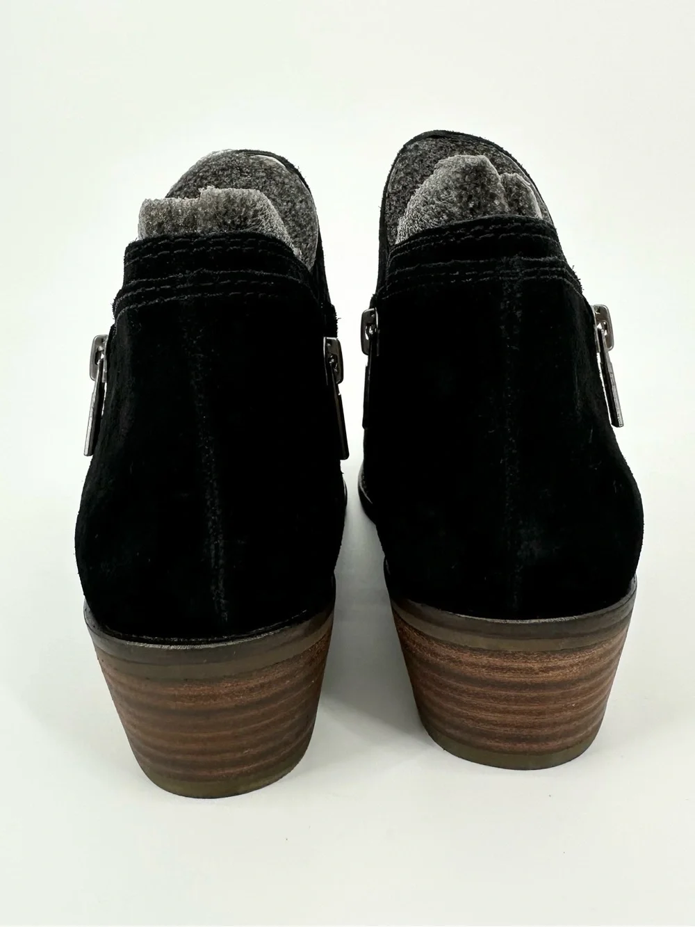 Lucky Brand Fhuna Ankle Bootie Suede Black